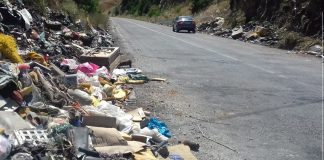 Патот кон планината Плачковица се гуши во отпад , радовишани слободно си фрлаат ѓубре