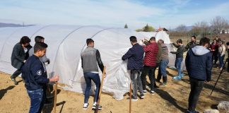 Фото: Преку практични вештини до кадри со висок квалитет, средношколци од Димитар Влахов подигаа пластеници !