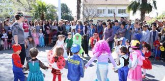 Фото – Дечињата и учениците од Богданци со креативни маски – најдобра маската на Vа одделение од ООУ „Петар Мусев