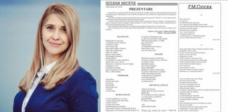 Поезијата на Сузана Мицева објавена на романски во списанието Хелис – се чита тивко или во себе, вели Мицева