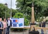 Фото – Ајфелова кула од рециклиран материјал во центарот на Гевгелија за Денот на Европа