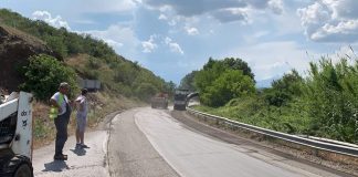 Почна рехабилитацијата на патот од Гевгелија до Богданци па Фурка, делницата ќе се проширува а кон Стојаково се планира нов мост