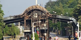 Преку изгорениот ГП Златарево кај Ново Село за Бугарија се пропуштаат само патнички возила