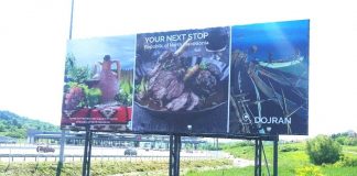 Билбордите по автопатот Е 75 на Агенцијата за туризам ги насочуваат српските туристи да уживаат во убавините на Дојран