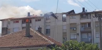 Неколку стана изгореа во стамбена зграда во Гевгелија, повредени нема но пожарот предизвика огромна штета