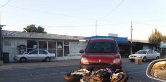 Сообраќајка на излезот од Струмица, при увидот нестрпливи возачи сакале да поминат и вербално ја нападнале полициската  екипа