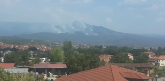 Видео – Цела недела гори на планината Готен радовишко, надлежните се трудат да го стават под контрола