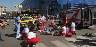 Црвен крст Струмица со показна вежба за евакуација и спасување – секој треба да знае да пружи прва помош, порачаа волонтерите