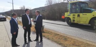 Нов асфалтен слој на патот од Нов кон Стар Дојран, за мајските празници целосна рехабилитација од Фурка до ГП Дојран