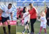 Британската амбасадорка Галивеј со синот и ќерката играше фудбал со девојките на Тиверија и повика на родова еднаквост во спортот