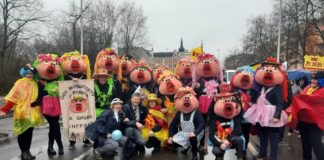 Струмичката ,,На бишка џнгрлк’’ на ООУ Маршал Тито, највпечатлива маска на карневалите во Германија (фото)