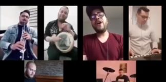 Одлична преработка на хитот ,,Во Струмица на улица’’ на Тунџај Шавлев со музички колеги од дома (видео)