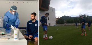 Пандевци се тестираа и ги почнаа тренинзите за продолжување на натпреварите од Првата лига и Купот (фото)