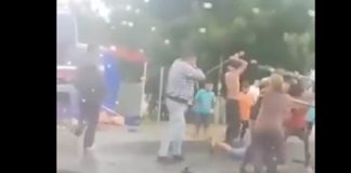 Жители од струмичко Баница со стапови се тепале за паркинг за пазар во кочанско Облешево,сите ќе добијат казни (видео)