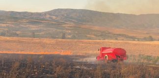 Изгаснат пожарот на Ташли Баир кај Едрениково кој зафати површина од околу 25 хектари