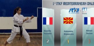 Александра Стојановска од ,,Шихан’’ Струмица стана медитерански Шампион во кати а Максим Илиев освои бронза