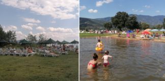 Тревна плажа, чиста вода и без многу гужви – плажата кај Николиќ сè попривлечна за гостите што доаѓаат во Дојран (фото)