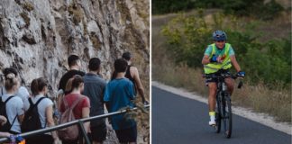 Рекреативци и велосипедисти на „Ноќни патеки: Епизода „Цареви кули“ како дел од програмата на СОФ 2020 (фото)