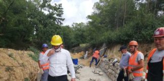 Со европски пари, општина Конче ја регулира Дединска река за да нема поплави при поројни дождови (фото)