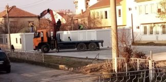 Почна монтажата на модуларната болница во Струмица за ковид пациенти