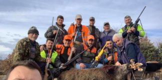 Ловот е пред се дружење, велат од групата на ЛД Фазан ,,Збирно семе’’ која за празниците отстрелаа два вепарда (фото)