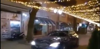 Приведен жител од Радовиш, кој со БМВ возел по радовишкото шеталиште, објавено на Тик-Ток