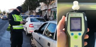 Во денешната контрола МВР откри струмичанец кој возел со над 2 промили алкохол и му ја одзеде возачката