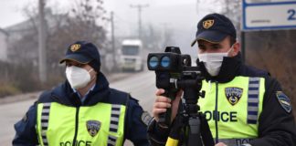 Во Југоисоткот вчера казнети 42 возачи за брзо возење, најмногу во Радовиш и Гевгелија