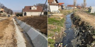Општина Василево ги уредува каналите – порои во населените места Градашорци и Радичево