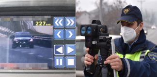 Полицијата во Југоистокот за пет часа казни 36 возачи за брзо возење, најмногу во Радовиш
