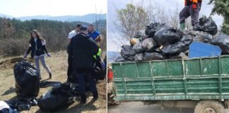 Трактори со ѓубре наполнија струмичани со екоакцијата ,,Чисти ридови за сите’’ и апелираа да не се загадува (фото)