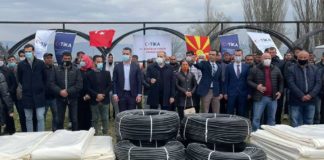 Турската Тика во Василево донираше опрема за пластеници на 140 семејства, опрема доби и Атиџе од Медена земја (фото/видео)