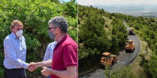 Конзулов: По 4 децении за првпат се изврши целосна санација на патот од Радовиш кон Плачковица (фото)