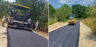 Обновен коловозот кај Покрајчево од мостот на Радовишка река до магистралниот пат, оштетуван во три поплави