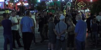 Протест во Радовиш од изборот на кандидатот за градоначалник на СДСМ