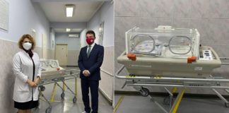 Никоб Медикал донираше транспортен инкубатор за новороденчиња во струмичката болница