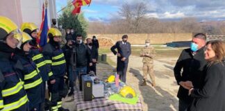 Амабасадата на САД донираше опрема за Доброволното противпожарно друштво во Конче (фото)