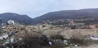 Не е исчистен отпадот од улиците и јавните површини во Тетово