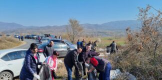 ФОТО: Стотици ќеси отпад се собраа од излетничките места во Василево, Ново Село и Босилово каде се садеше и црн бор