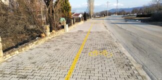 Влезот во Радовиш со нова пешачка и велосипедска патека, поставено и ново улично осветлување