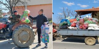 Над еден тон пластичен отпад кој се рециклира се собра во Општина Босилово, во акцијата пластика за садници !