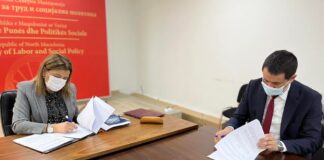 Тренчевска и Сарамандов потпишаа договор за доградба на Детската градинка ,,Сончогледи” во Гевгелија