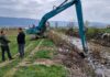 Се чисти реката Јазга кај Радово во општина Босилово за да се спречи излевање во иднина