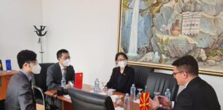 Кинескиот амбасадор Ѕуо во посета на Општина Ново, Село се разговарало за економска соработка