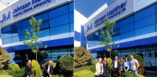 Одбележување на Платиниум јубилеј на Кралицата Елизабета Втора пред Џонсон Мети во Скопје