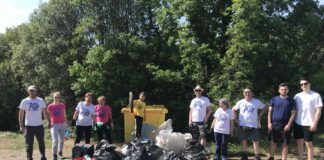 Членови на ЗПСК Кожуф од Гевгелија го чистеа отпадот од Сифулајка до над Смрдлива вода (ФОТО)