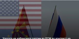 Улогата на албанските партии во РСМ во контекст на борбата против руското влијание (Прв дел)