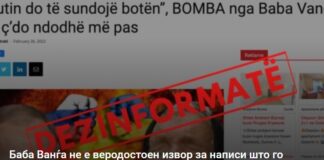 Баба Ванѓа не е веродостоен извор за написи што го величаат ликот на Путин