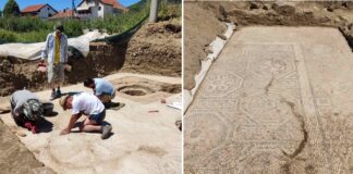 ФОТО: Стакина чешма кај Валандово има огромни мозаици од римскиот период но треба да бидат видени, сметаат археолозите