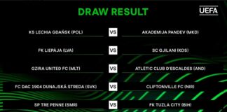 Пандевци за противник го добија полски Лехија Гдањск во УЕФА Конференциската лига